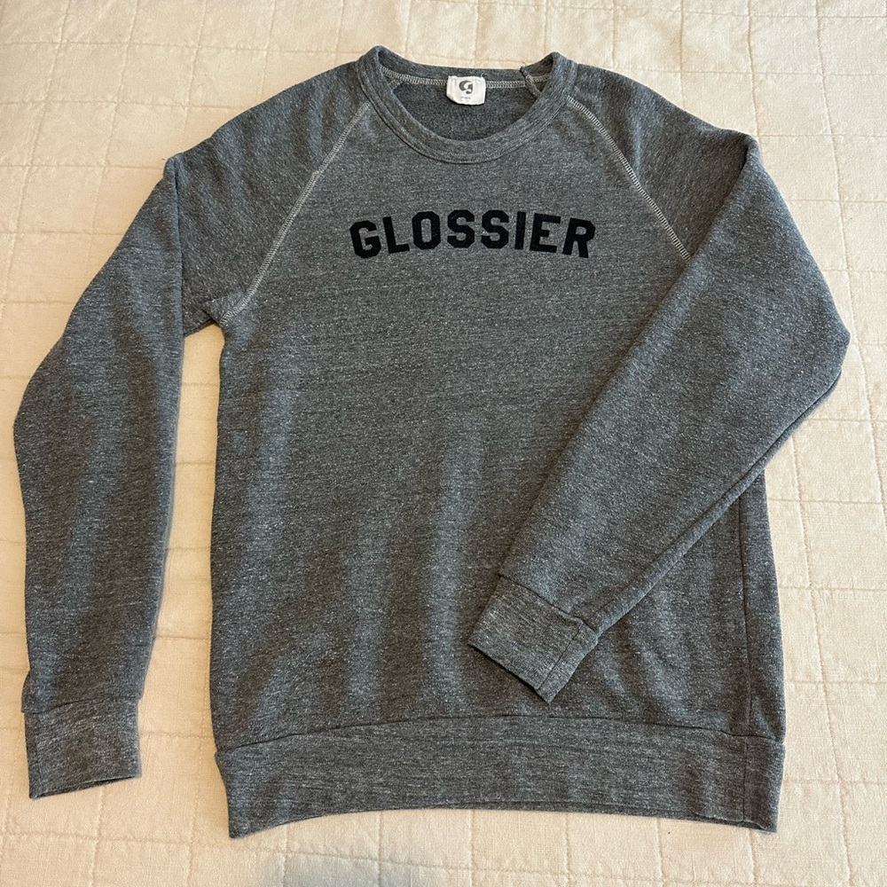 Glossier Charcoal Crewneck Sweater for Women
